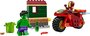 Lego Marvel Homem De Ferro Com Motocicleta e o Hulk 68 Peças