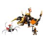 Lego Ninjago Dragão de Terra EVO do Cole 285 Peças