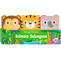 Livro Amigos Animais Selvagens Happy Books