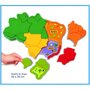 Mapa do Brasil 3D Plástico Elka