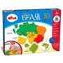 Mapa do Brasil 3D Plástico Elka