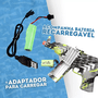 Metralhadora Automática De Gel Xniper Azul e Cinza Polibrinq