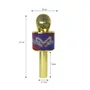 Microfone Infantil Bluetooth Dourado Cks Toys
