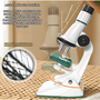 Microscópio Infantil STEM C/3 Lentes até 1200X Polibrinq