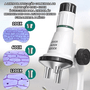 Microscópio Infantil STEM C/3 Lentes até 1200X Polibrinq