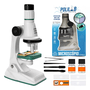 Microscópio Infantil STEM C/3 Lentes até 1200X Polibrinq