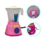 Mini Liquidificador Com Manivela Rosa Claro Bs Toys