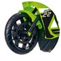 Moto Verde BSX1 Sem Fricção BS Toys
