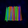 Palito Decorativo Neon Brilha No Escuro C/50 Unidades