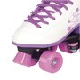 Patins 4 Rodas Roller Skate Branco Fenix 39-42