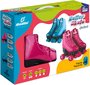 Patins Roller Skate 4 Rodas Azul Com Glitter Ajustável 31-34 Fenix