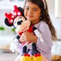 Pelúcia Da Minnie Vermelha Com Luz e Som 40cm Multikids