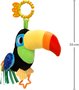 Pelúcia Infantil Tucano Zaza Colorido Buba