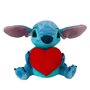 Pelúcia Stitch Coração com Luz e Som 30cm