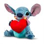Pelúcia Stitch Coração com Luz e Som 30cm