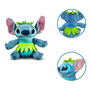 Pelúcia Stitch Hula Hula Com Luz e Som 30cm