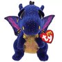 Pelúcia Ty Beanie Boos Dragão Azul Saffire 15cm Toyng