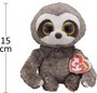 Pelúcia Ty Beanie Boos Preguiça Dangler 15cm Toyng