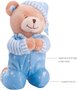 Pelúcia Ursinho Que Reza Azul 25cm Buba