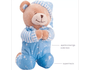 Pelúcia Ursinho Que Reza Azul Buba