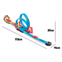 Pista de Carrinho Duplo Looping Braskit