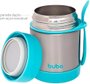 Pote Térmico C/Talher Inox Azul Buba