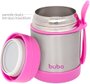 Pote Térmico C/Talher Inox Rosa Buba