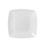Prato Quadrado Branco 15cm Strawplast C/10 Unidades