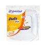 Prato Quadrado Branco 21cm Strawplast C/10 Unidades