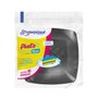 Prato Quadrado Preto 15cm Strawplast C/10 Unidades