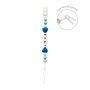 Prendedor De Chupeta Em Silicone Baby Azul Buba