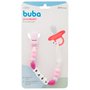 Prendedor De Chupeta Em Silicone Baby Rosa Buba