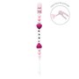 Prendedor De Chupeta Em Silicone Baby Rosa Buba