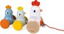 Puxar e Passear Galinha e Pintinhos Janod