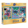 Quebra Cabeça Disney Stitch 3 Cenas Xalingo 300 Peças