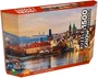Quebra-Cabeça Panorama Pôr do Sol em Praga 1500 Peças