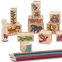 Set de Colorir Com Carimbos Tema Floresta Sunny
