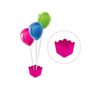 Suporte Para Balões Cachepot Rosa Pink C/3 Hastes
