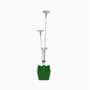 Suporte Para Balões Cachepot Verde C/3 Hastes