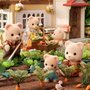 Sylvanian Families Família dos Ursos Pardos