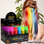 Tinta Pinta Cabelo Spray Fluorescente Roxo 135ml Popper