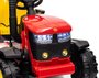 Trator Elétrico Com Carretinha Vermelho e Amarelo Zippy Toys