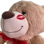 Urso De Pelúcia Beijinho Médio Brumar